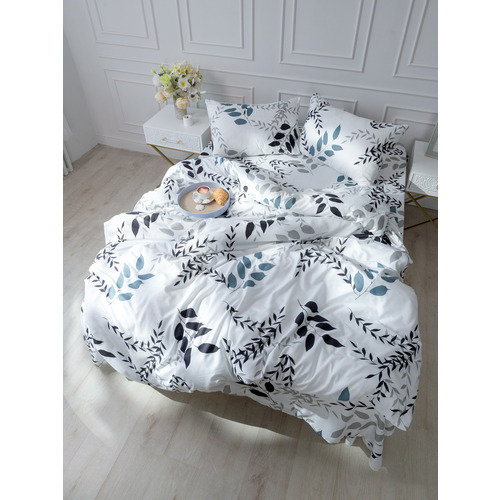 Постельное белье VT из полисатина 4819 2-х сп с евро простыней с наволочками 50/70 фото 1