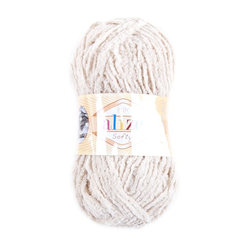 Пряжа для вязания Ализе Softy (100% микрополиэстер) 50гр/115 м цвет 310 медовый фото 1