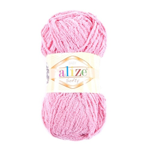 Пряжа для вязания Ализе Softy (100% микрополиэстер) 50гр/115 м цвет 265 персиковый фото 1