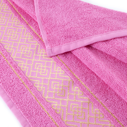 Полотенце махровое Bangle ПЛ-1801-02924 70/120 см цвет розовый фото 2