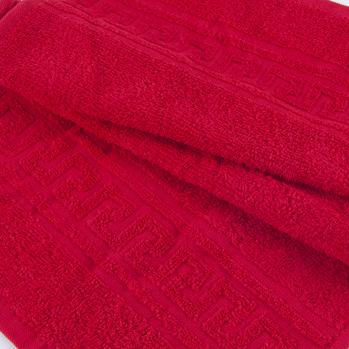 Полотенце махровое 30/50 см цвет 109 красный фото 1