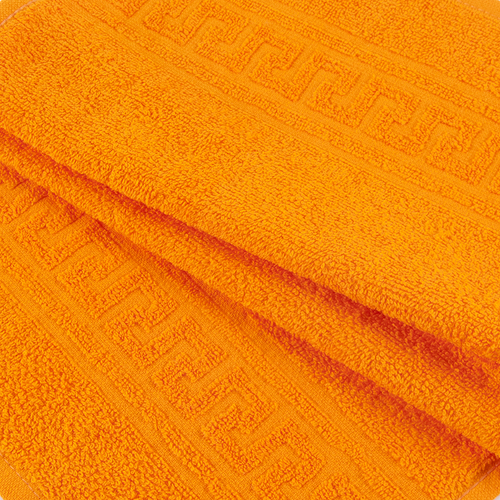 Полотенце махровое 30/50 см цвет 207 апельсиновый фото 1