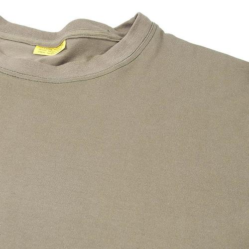 Мужская однотонная футболка цвет олива размер 56 фото 2