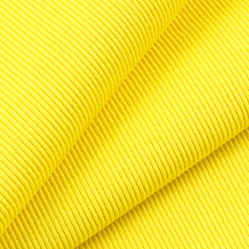 Ткань на отрез кашкорсе с лайкрой 2210-1 цвет желтый фото 1