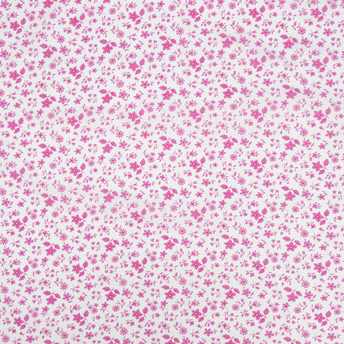 Ткань на отрез ситец белоземельный 80 см 7578/1 Цветы цвет розовый фото 5