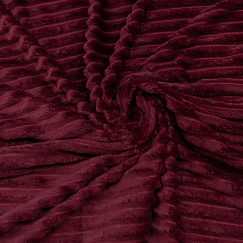Ткань на отрез велсофт Orrizonte 300 гр/м2 200 см 008-ОT цвет красный фото 1