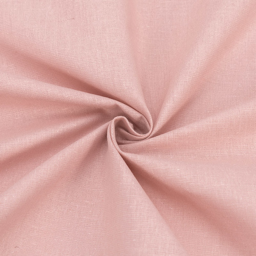 Ткань на отрез полулен 150 см 136 цвет цвет розовый фото 1