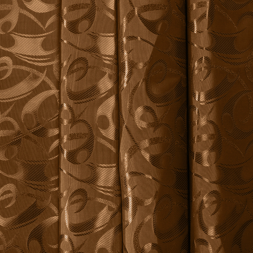 Портьерная ткань 150 см на отрез 10-1 цвет коричневый фото 1