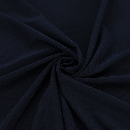 Ткань на отрез масло 150 см цвет темно-синий фото 1