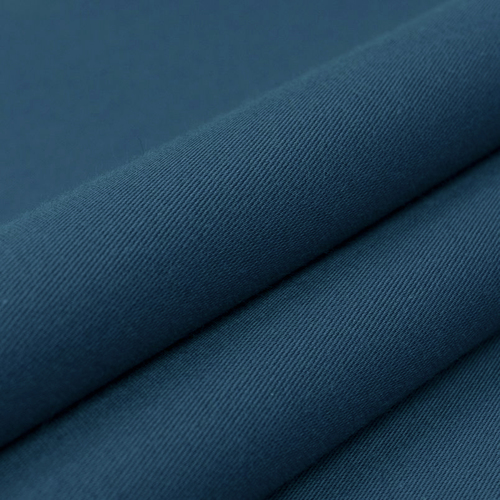 Ткань на отрез сатин гладкокрашеный 042BGS синий air jet фото 1