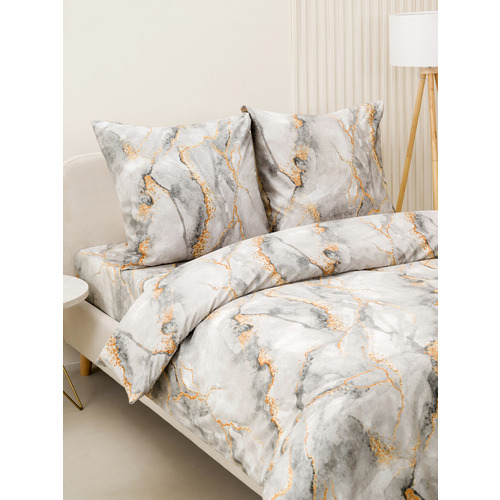 Постельное белье VT из полисатина 12138-07b 2-х сп с евро простыней фото 5