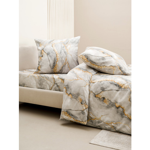 Постельное белье VT из полисатина 12138-07b 2-х сп с евро простыней фото 4