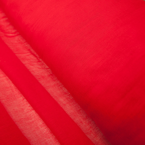 Мерный лоскут ситец гладкокрашеный 80 см 65 гр/м2 цвет красный фото 1