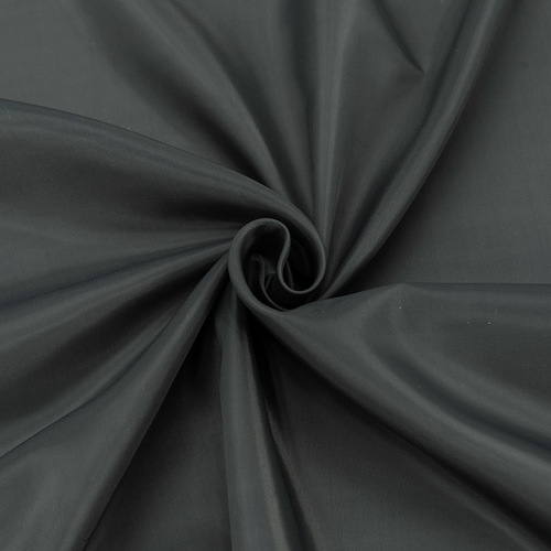 Ткань на отрез таффета 150 см 190Т цвет темно-серый фото 1