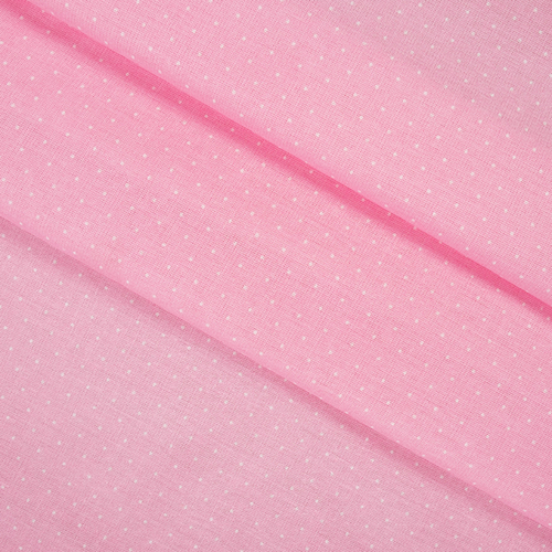 Ткань на отрез бязь 120 гр/м2 детская 150 см 7222/32 Пшено розовы фото 1