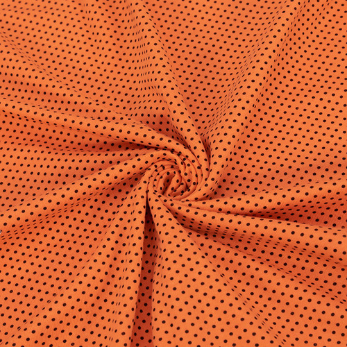 Ткань на отрез кулирка 1022-V9 Пшено цвет оранжевый фото 1