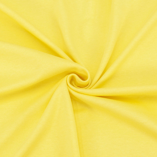 Ткань на отрез интерлок цвет светло-лимонный фото 1