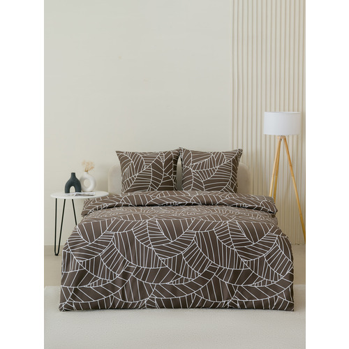 Постельное белье VT из полисатина s11087-01 2-х сп с евро простыней с наволочкой 70х70 фото 8