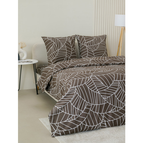 Постельное белье VT из полисатина s11087-01 2-х сп с евро простыней с наволочкой 70х70 фото 7