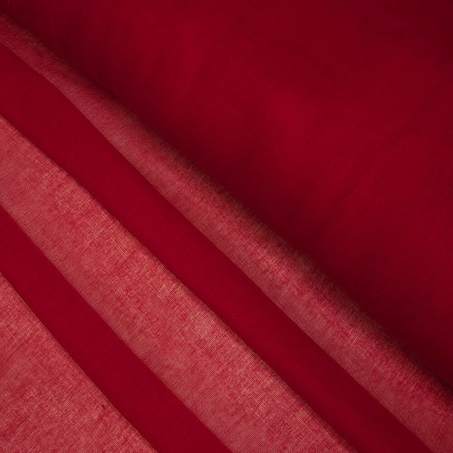 Ткань на отрез ситец гладкокрашеный 80 см 65 гр/м2 цвет бордовый фото 1