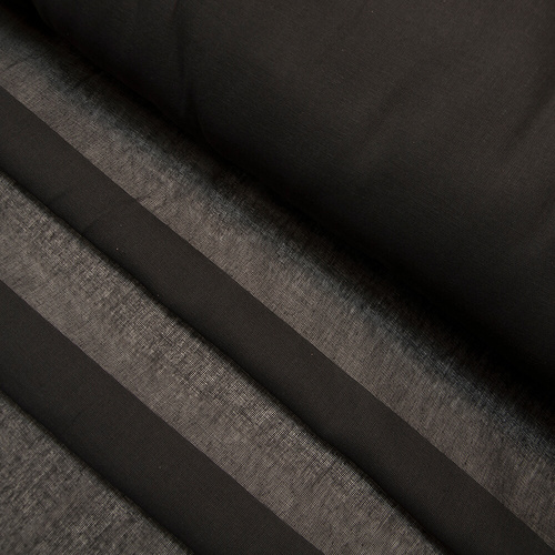 Ткань на отрез ситец гладкокрашеный 80 см 65 гр/м2 цвет черный фото 1