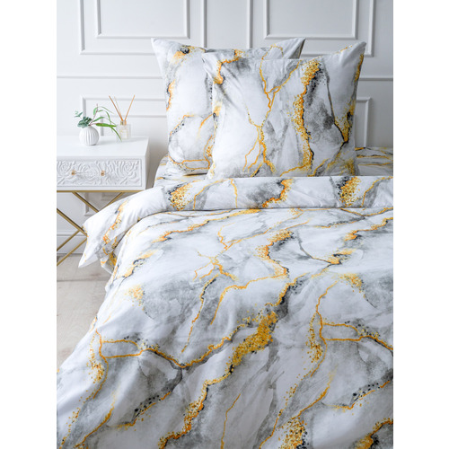 Постельное белье 12138-07b 2-х сп с евро простыней с наволочками 70/70 фото 17