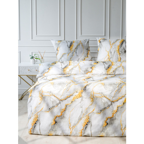 Постельное белье 12138-07b 2-х сп с евро простыней с наволочками 70/70 фото 11