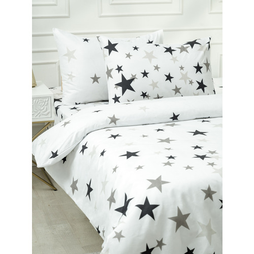 Постельное белье VT из полисатина DJL7607 2-х сп с евро простыней с наволочками 50/70 фото 14