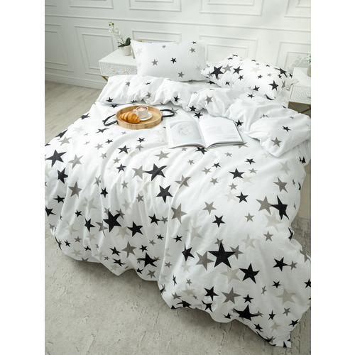 Постельное белье VT из полисатина DJL7607 2-х сп с евро простыней с наволочками 50/70 фото 1