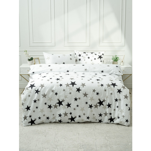 Постельное белье VT из полисатина DJL7607 2-х сп с евро простыней с наволочками 50/70 фото 6