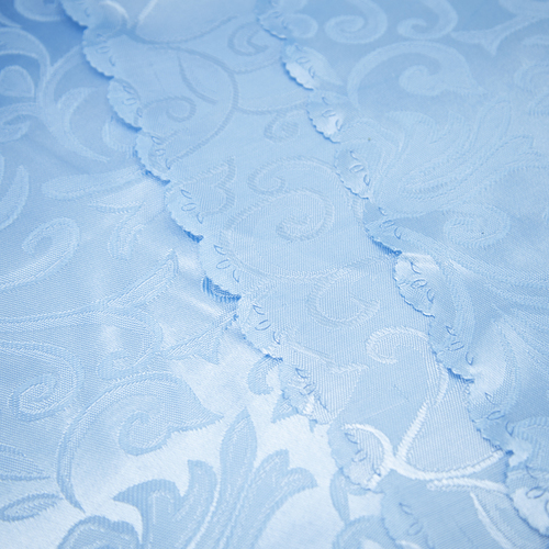 Портьерная ткань 150 см на отрез 100/2С цвет 68 голубой фото 3