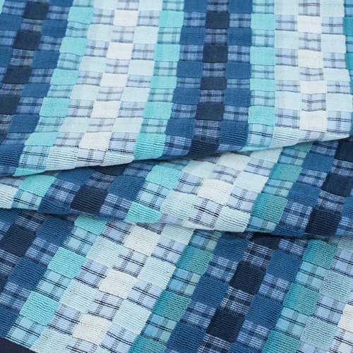 Полотенце махровое Sunvim 18-17 Мозаика 65/135 см цвет синий фото 2