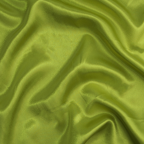 Ткань на отрез шелк искусственный 100% полиэстер 140 см цвет салат фото 1
