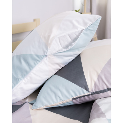 Наволочка из полисатина на молнии 4004/2 в упаковке 2 шт 50/70 фото 5