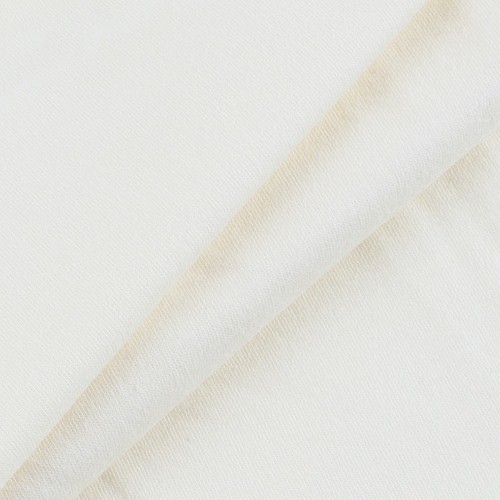 Ткань на отрез кулирка гладкокрашеная 9050 Vanilla Ice фото 4