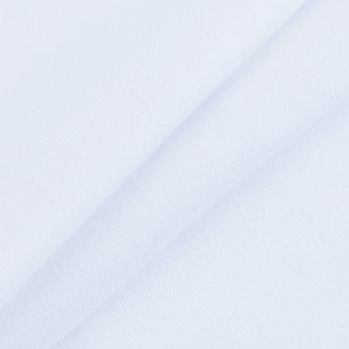 Ткань на отрез кулирка гладкокрашеная 9000 Optik White фото 3