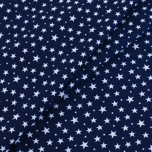 Ткань на отрез кулирка лайкра пенье Звезды R115 фото 2