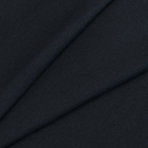 Ткань на отрез кулирка M-2127 Компакт пенье цвет черный фото 1