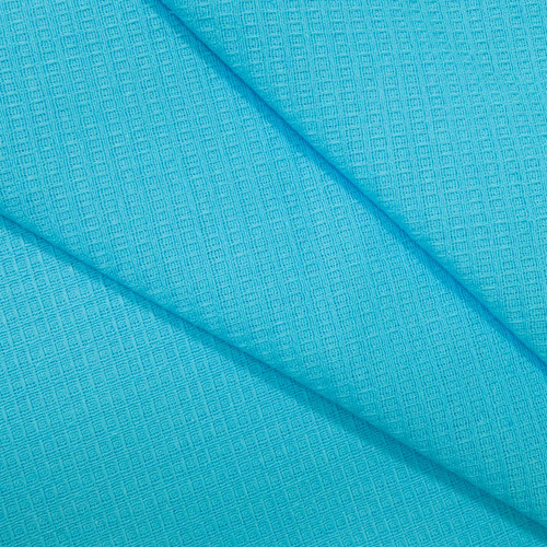 Полотенце вафельное банное 150/75 см цвет голубой фото 1