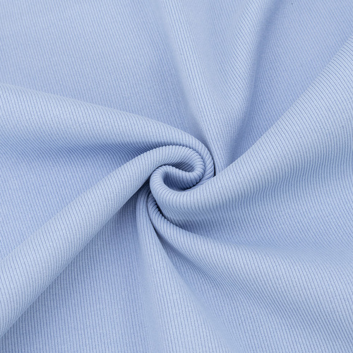Ткань на отрез кашкорсе 3-х нитка с лайкрой цвет светло-голубой фото 1