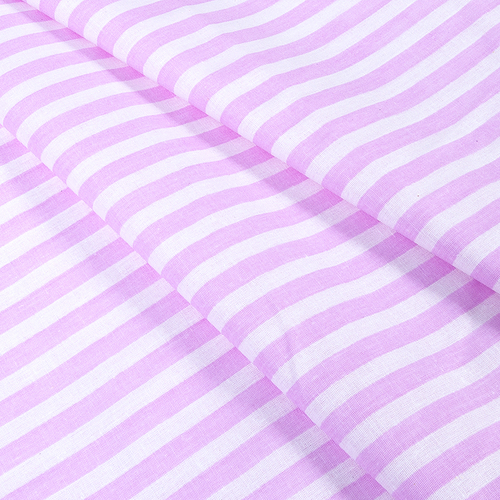 Ткань на отрез бязь плательная 150 см 1552/18А цвет розовый фото 1