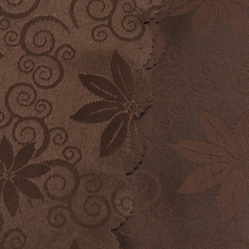 Портьерная ткань 150 см 9 цвет шоколад цветы фото 2