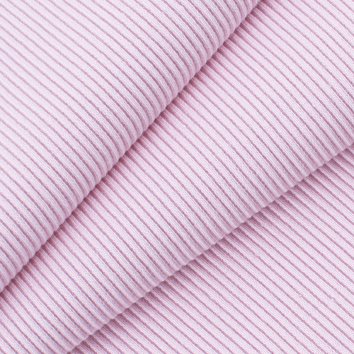 Ткань на отрез кашкорсе с лайкрой К055 цвет розовый фото 1