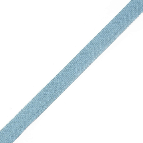 Тесьма киперная 13 мм хлопок 1,8г/см арт.12.2С-253К.13.001 цв.голубой фото 1