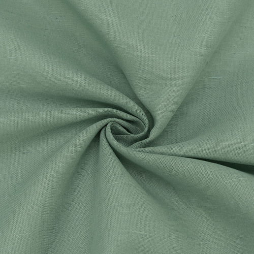 Ткань на отрез полулен 220 см 445 цвет зеленый фото 1