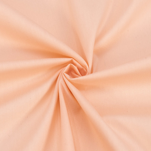 Ткань на отрез сатин гладкокрашеный 220 см 13-1406 цвет персиковый фото 1