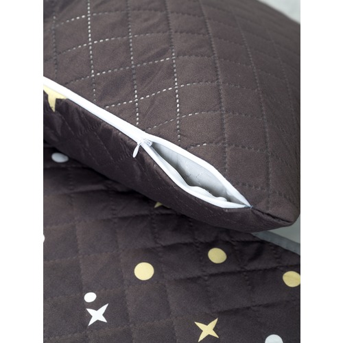 Чехол декоративный для подушки с молнией, ультрастеп 4332 50/70 см фото 2
