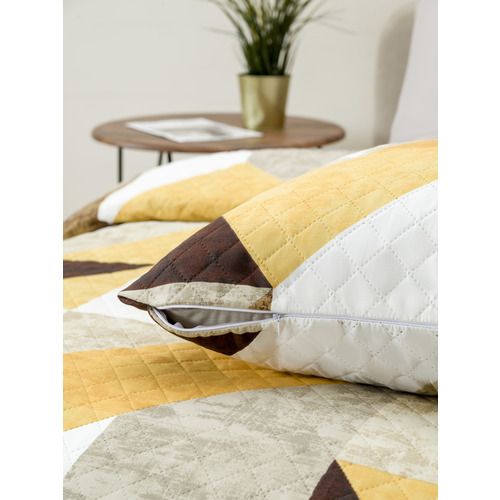 Чехол декоративный VT для подушки с молнией, ультрастеп SHZY-01 50/70 см в упаковке 2 шт фото 4