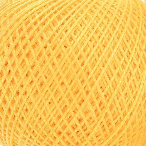 Нитки для вязания Ирис 100% хлопок 25 гр 150 м цвет 0302 желтый фото 1
