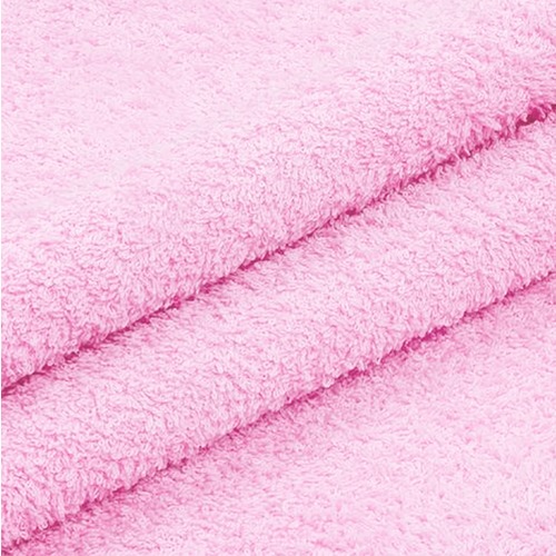 Махровая ткань 150 см 365гр/м2 цвет 101 Светло-розовый фото 1
